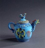 變色釉茶壺藏品圖，第1張